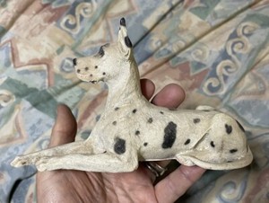 Harlequin Great Dane figure 1988 Italian Castagna 7 inch