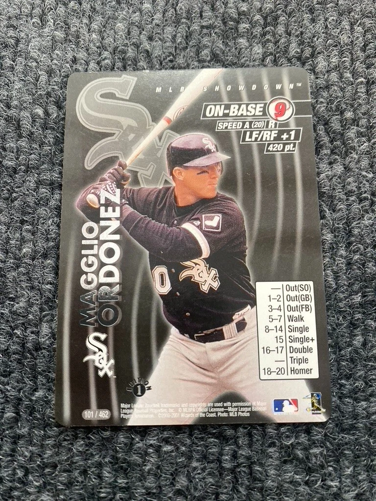 462 大リーグカード　マグリオ.オルドーニャス 2001 MLB Showdown - Magglio Ordonez #101 for sale | eBay