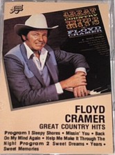 Floyd Cramer Great Country Hits Country Music Cassette 1C02