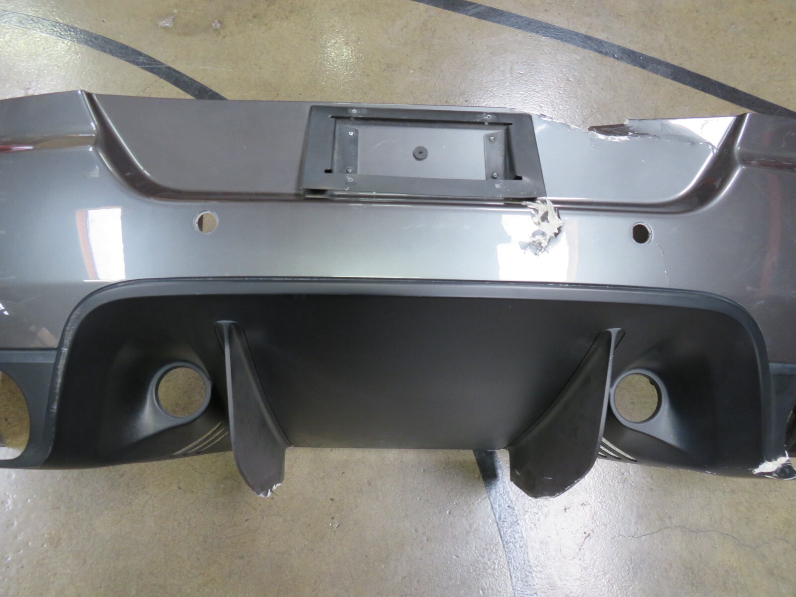Ferrari 599 GTB, Rear Bumper Cover w/ Sensor Option, Dmg, Used, P/N 82902010
