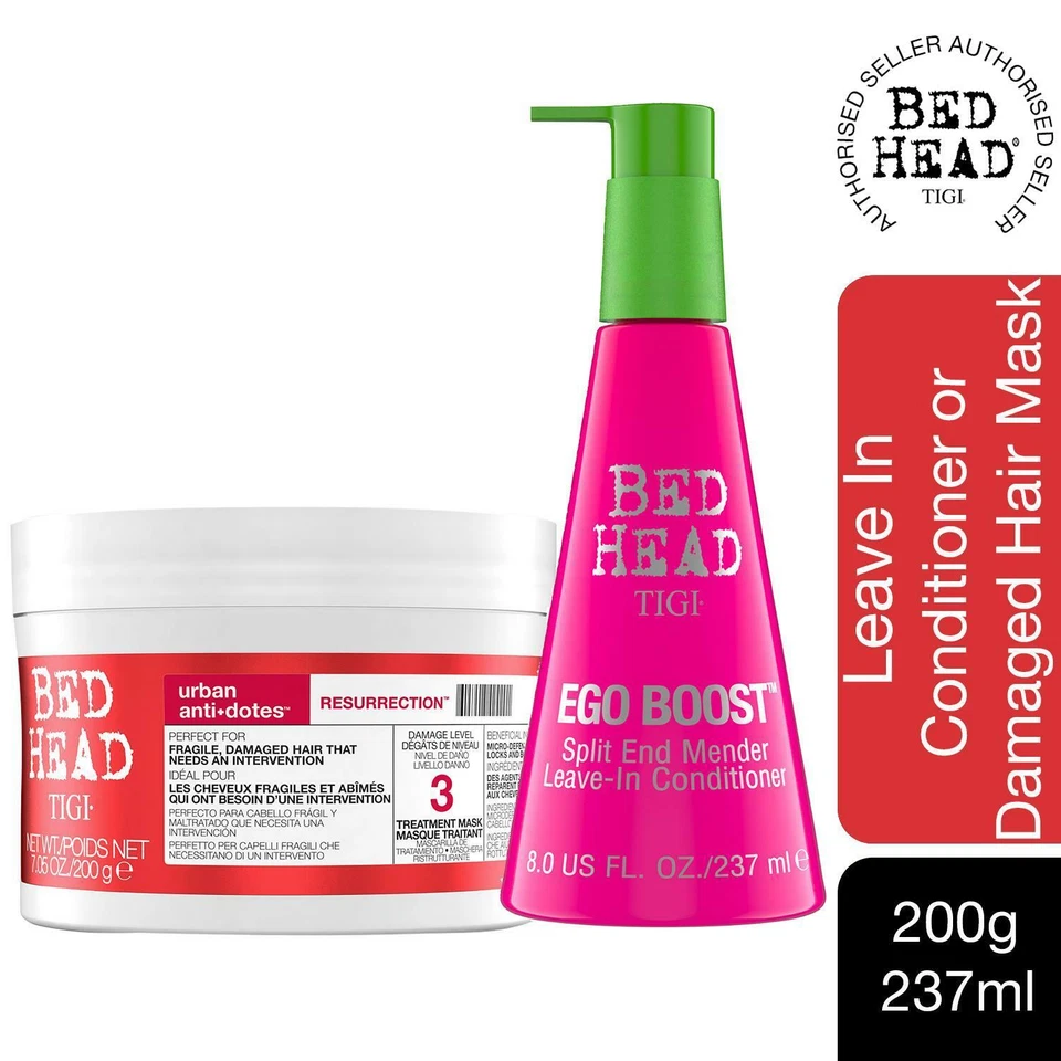 Bed Head by TIGI Ego Boost Conditioner or Urban Antidotes Mask, Pack of 1