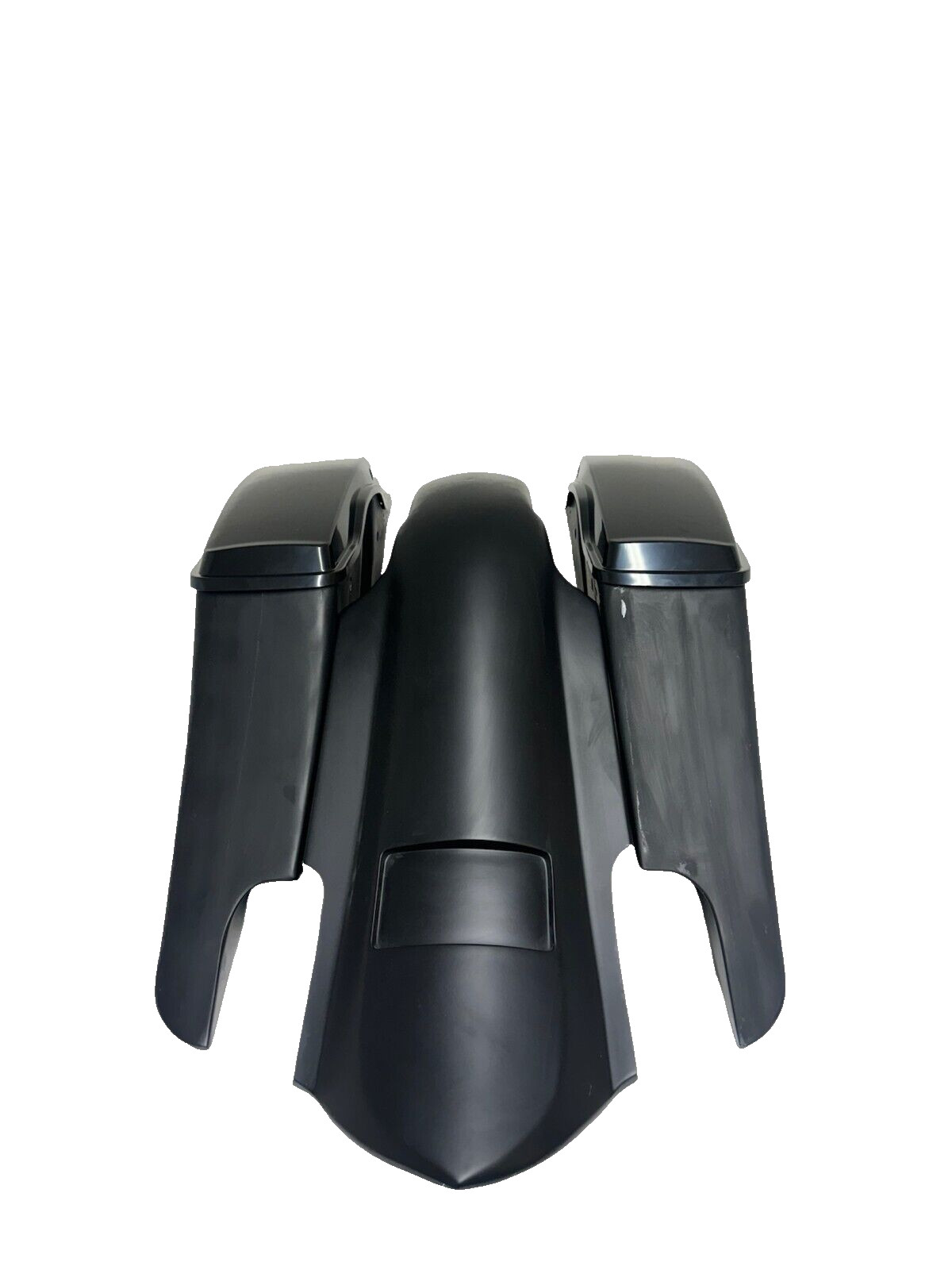 Harley Fiberglass Stretched  Flh Touring Bagger Saddlebags Down And Out 5/10