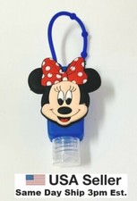 Estuche de transporte con portabotellas de silicona para saneamiento de manos Minnie Mouse mini 1 oz vacío