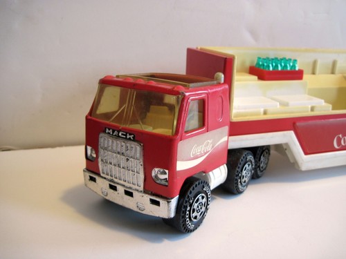 1980 Buddy L Coca Cola Delivery Truck & Trailer 1:32 - Picture 3 of 24