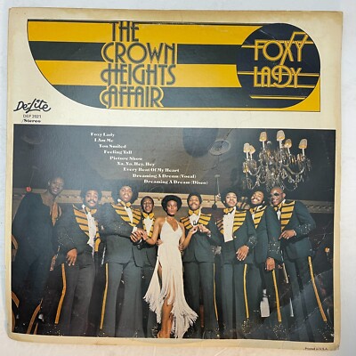Crown Heights Affair    Foxy Lady Vinyl, LP 1976 De-Lite Records    DEP 2021