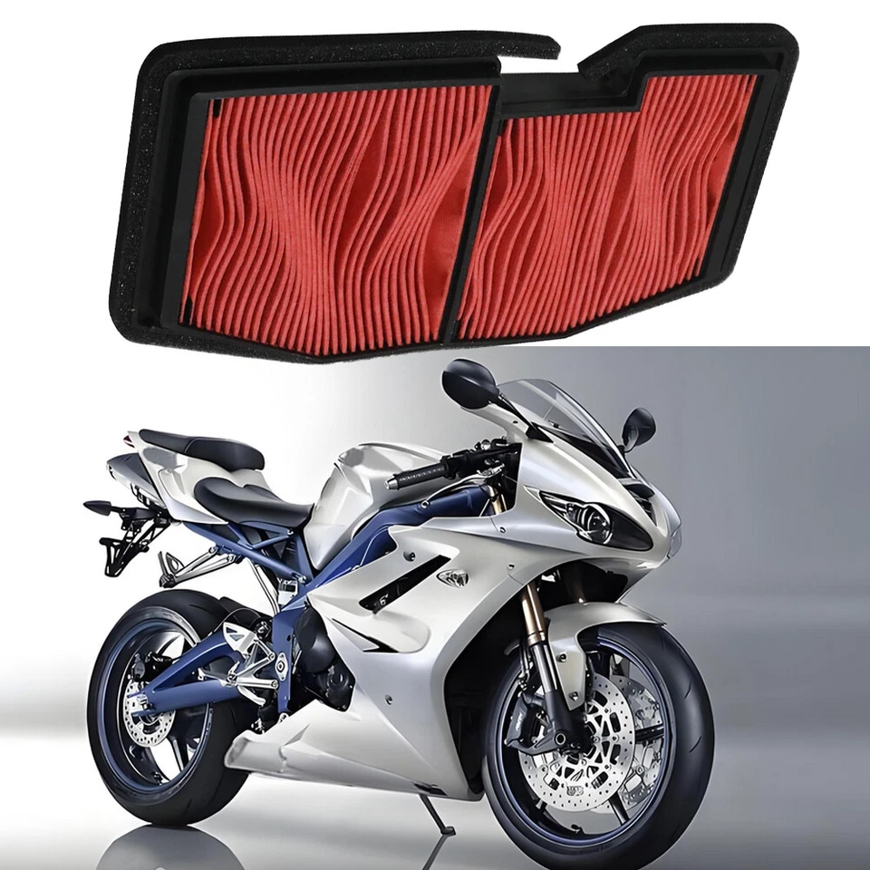Filtro de aire para piezas de motor de motocicleta para Triumph Daytona 675 R 2007-2020 Foto 2 de 4
