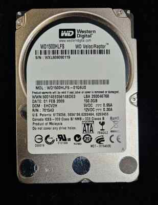Wd Raptor 10k Window Western Digital VelociRaptor Enterprise WD1500HLFS 2.5 150GB 10K SATA ...