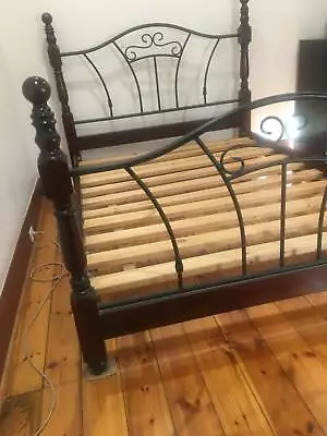 Queen Size Jarrah Stained Bed Frame Beds Gumtree Australia Adelaide City Cbd 1272503458 Queen Size Jarrah Stained Bed Frame, Queen Bed Frame Adelaide Gumtree