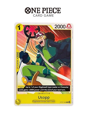 ONE PIECE CARD GAME - USOPP OP07-099 + ZWEI KARTEN GRATIS