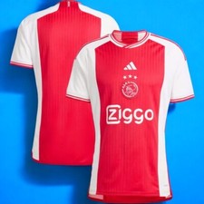 AFC AJAX HOME 24/25 Jersey - Football Soccer - LARGE (Run Small) Slim ...