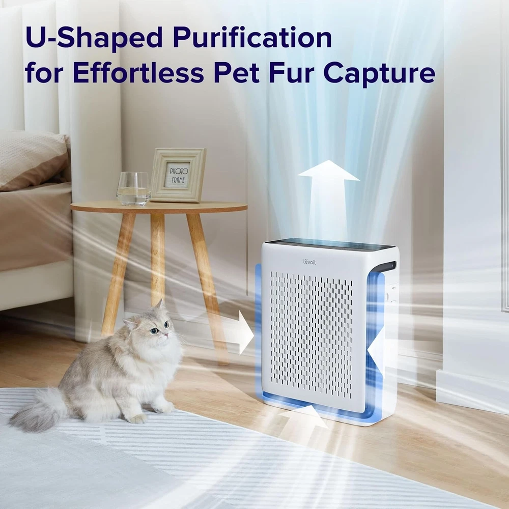 Air Purifier for Home Large Room Bedroom Up to 1110 Ft² with Air Quality Moni...