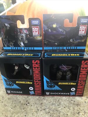 TAKARA TOMY Transformers Studio Series Core Class RAVAGE & SHOCKWAVE 3.5''- NEW