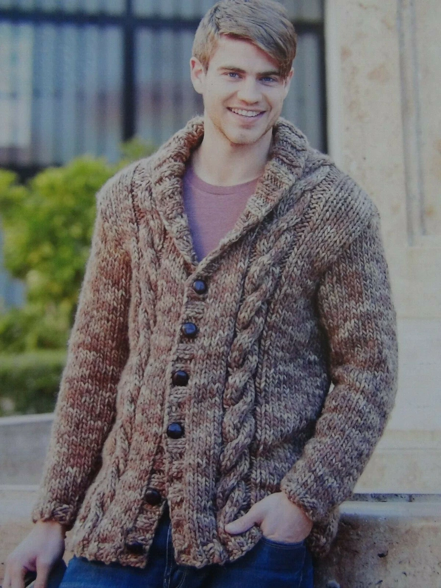 Mens heavy cardigan outlet