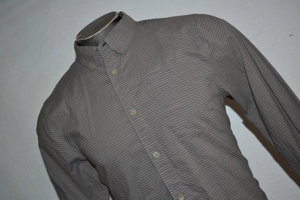32400-a The North Face Button Up Shirt Size Medium Gray Cotton Blend Mens - Image 3 of 4