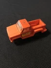 Vintage Tonka Dairy Truck Farm Toy Orange Black Small Metal Plastic 6" Long!