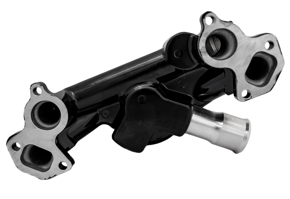 Bomba de agua eléctrica LS1 LS2 LS3 LS6 6,0 35+ GPM aluminio negro EWP Chevy LSX Foto 3 de 4