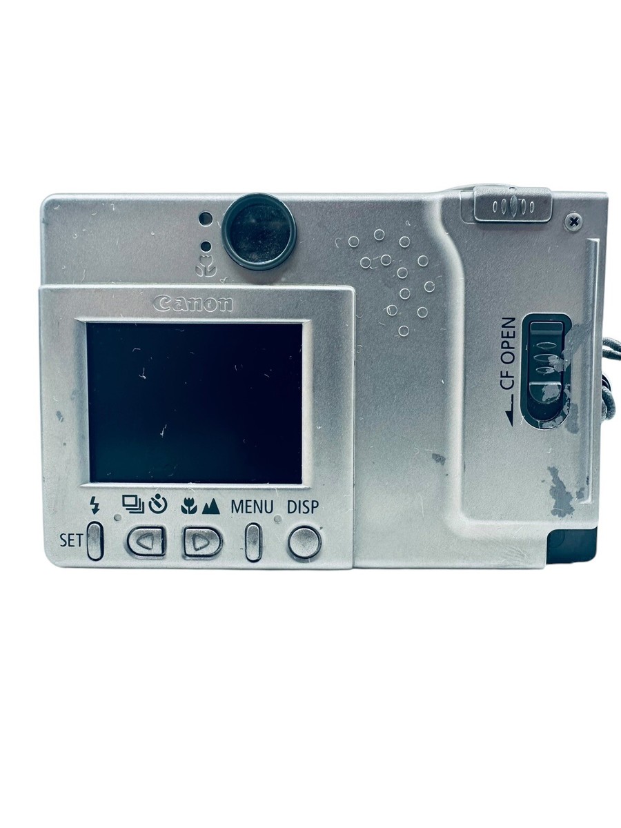 Canon PowerShot S100 2.1MP Digital Camera Silver Parts/Repair
