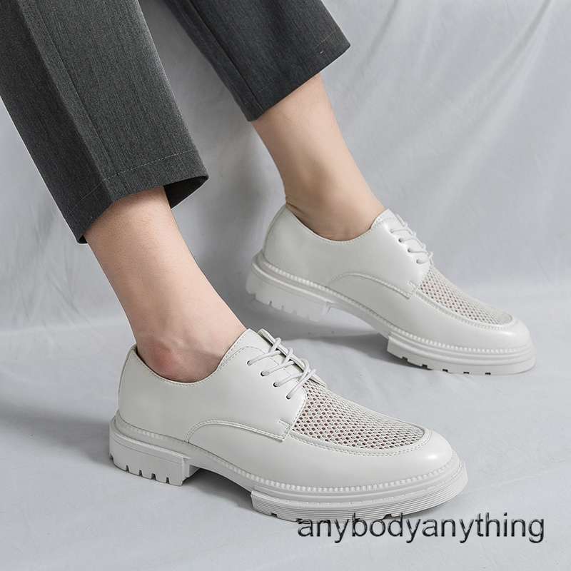 SAOLA Scarpe uomo stringate rete traspiranti eleganti formali festa casual business estive tg