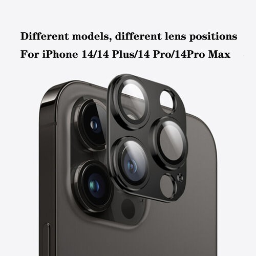 Metal Camera Lens Tempered Glass Protector For iPhone 15 14 13 12 Pro Max Plus - Picture 12 of 20