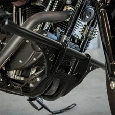 Black Engine Guard Highway Crash Bar For 2004-22 Harley Sportster XL 883 1200 US