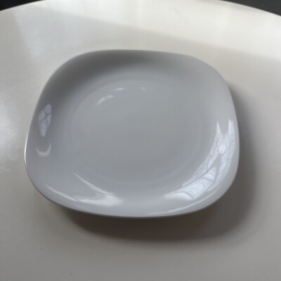 Block Langenthal Transition White Salad Plates 7 7/8'' Swiss MCM, 10 Available
