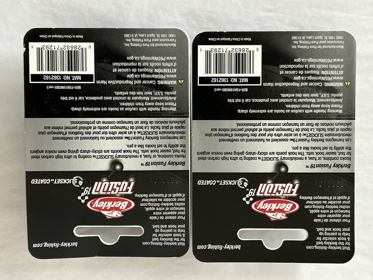 Ami Berkley Fusion19 Finesse Larghi Misura 2 (8 Pezzi) | Punta Ad Ago E Occhiello Alto
