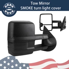 Pair Power Heated Tow Mirrors for 2007-2013 Chevy Silverado Sierra 1500 2500HD