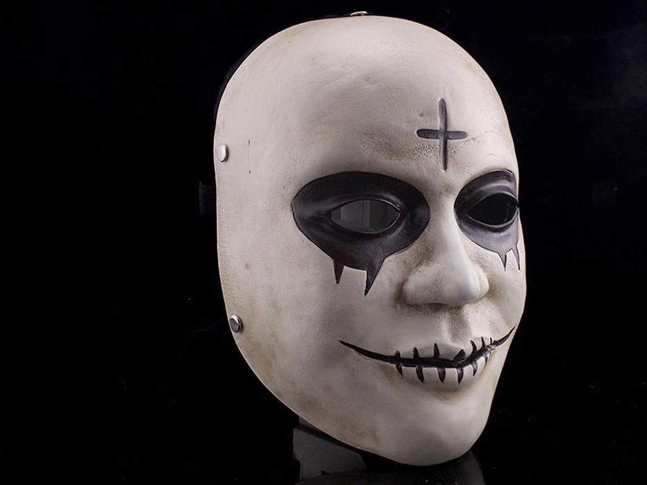La Purga Disfraz Cine Terror Disfraz Máscara Adulto Cosplay Anarquía Resina de la purga 2 La Purga Disfraz Cine Terror Disfraz Máscara Adulto Cosplay Anarquía Resina