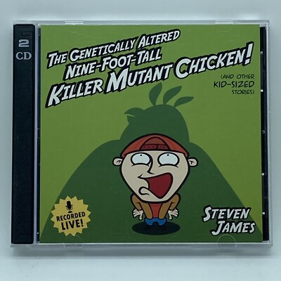Steven James ''Genetically Altered Nine-Foot-Tall Killer Mutant Chicken'' 2-CD OOP