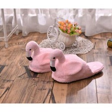VANZACK Flamingo Hausschuhe Damen - Kuschelig Weich Mit Rutschfester Sohle