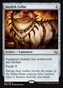 1x Basilisk Collar - Foil - Modern Masters 2017 - NM-Mint, English