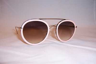NEW FENDI SUNGLASSES 0156/S V54-QH PINK GOLD/BROWN MIRROR  display picture 2