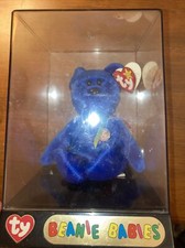 AUTHENTIC TY BEANIE BABY "CLUBBY" WITH STAND