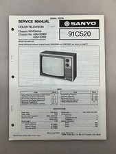 Sanyo 91C520 Original Service Manual Free Shipping