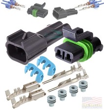 Delphi Metri-Pack 280 Series 2-Conductor Connector w/12-14 AWG Sealed Set