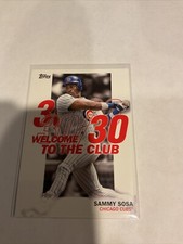 2023 Topps Baseball Welcome to the 30-30 Club # WC-11 Sammy Sosa
