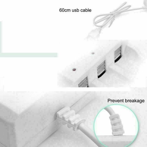 Universal 4 Slot Multi Battery Charger For AA AAA Rechargeable Batteries White - Picture 9 of 12