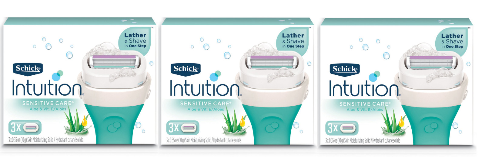 Schickk Intuition Sensitive Care with Aloe Refill Blade Cart
