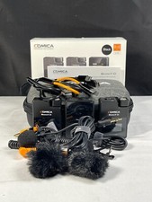 Comica BoomX-D Black 2.4G Digital Wireless Recording Microphone System W/ Manual