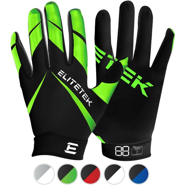 Elite Tek RG14 Football Glove Youth Black XS NIP eBay