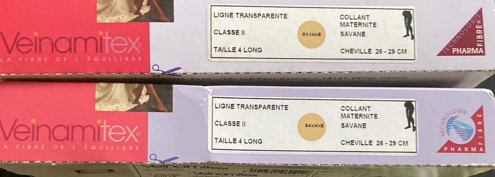 Collants de Maternité Veinamitex Classe II T4 L Haute Résistance Savane