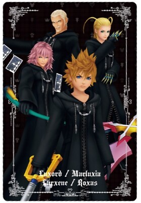 Kingdom Hearts 20th Anniv. Trading Card W#1 Roxas Luxord etc