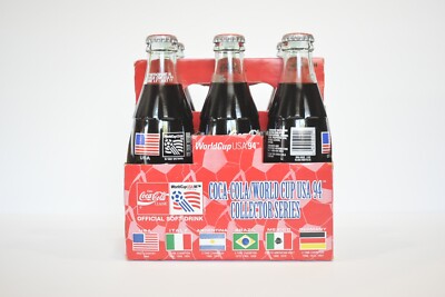 1994 COCA COLA USA WORLD CUP 6 Pack Bottles Unopened. | eBay