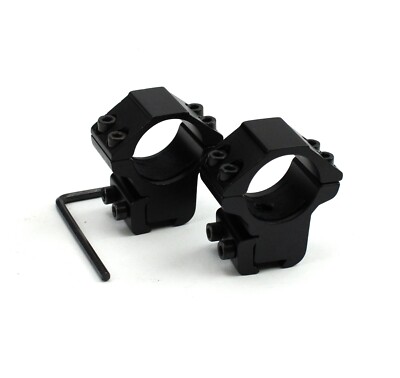 1 Pair Medium Profile 25mm Scope Rings Fit 3/8 in(11mm) Dovetail