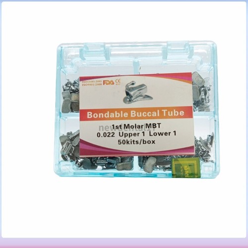 2 scatole tubo buccale ortodontico dentale 1° 2° Molare Roth MBT 022 base rete - Foto 6 di 15