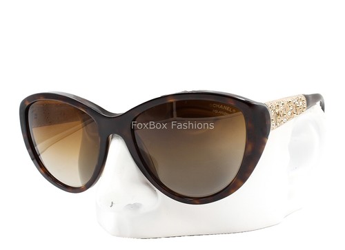 Chanel 5181 Sunglasses Black‎ Oversized Oval Silver CC Logo Polarized 59-18-135 Chanel 5181 Sunglasses Black Oversized Oval Silver CC Logo  main image 2