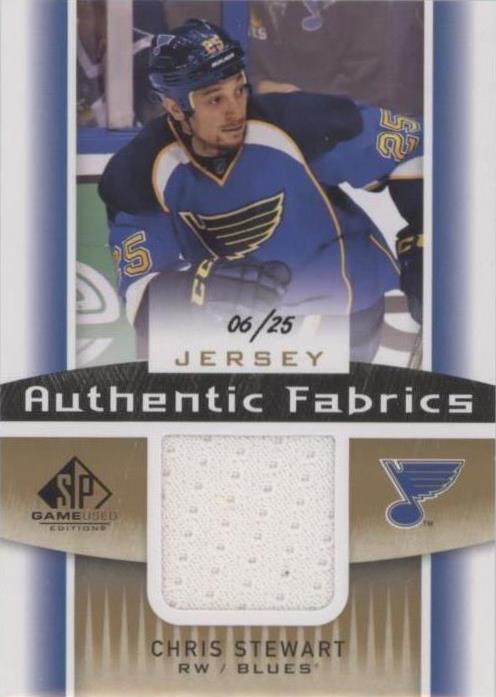 2013-14 SP Game Used Edition - Chris Stewart #AF-CS - 1 of 1