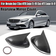 2X Außenspiegel Spiegelkappen Gehäuse Carbon-Optik Für Benz X253 W205 W222 W213 2X Außenspiegel Spiegelkappen Gehäuse Carbon-Optik Für Benz X253 W205 W222 W213