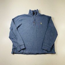 Polo Ralph Lauren 1/4 Zip Pullover Sweater Light Blue Men  s Size Medium