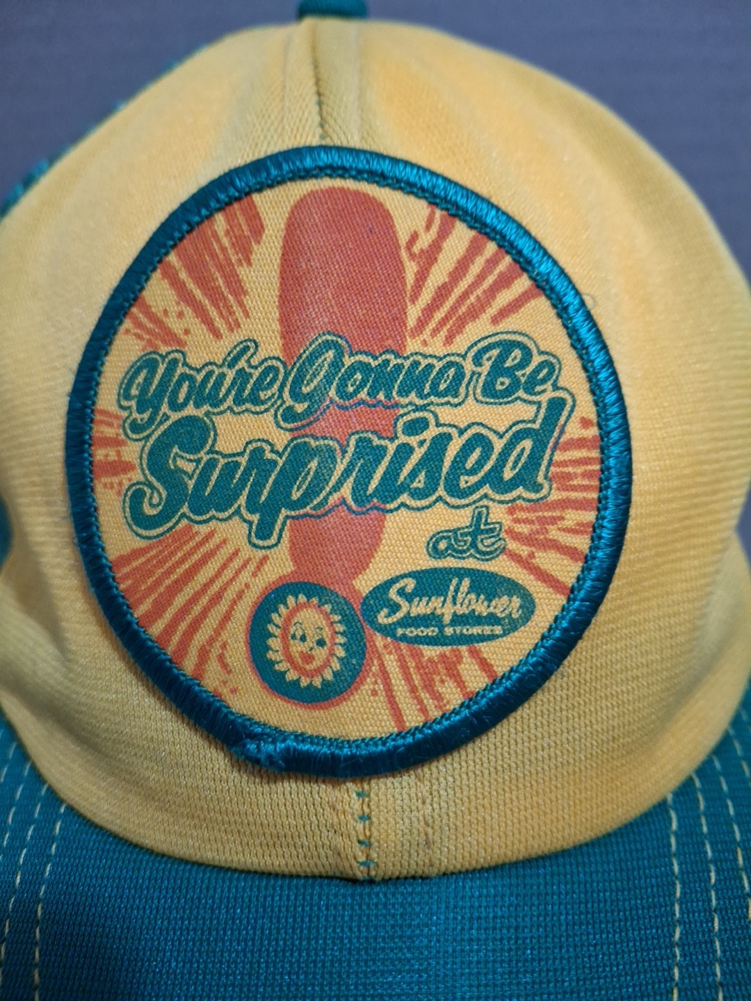 Sunflower Grocery Store Hat Snapback Patch Sun Gr… - image 4